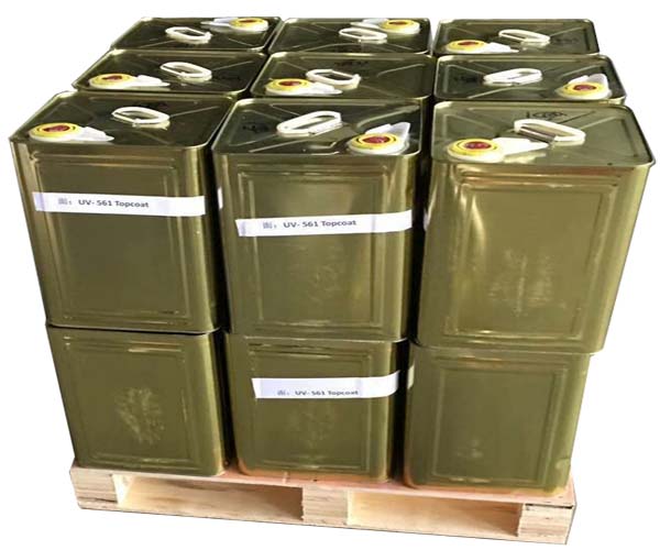 vacuum metalizing UV curing top coat