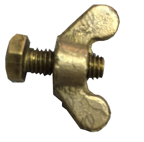 evaporation electrode butterfly  copper set screws