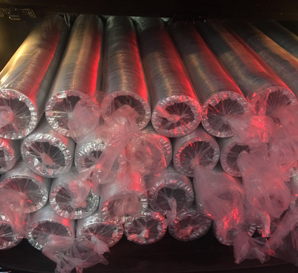 UV spray machine heat resistance ventilation pipe