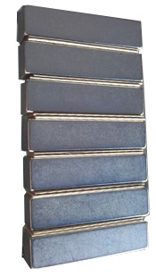 Magnet for magnetron sputtering vacuum coater