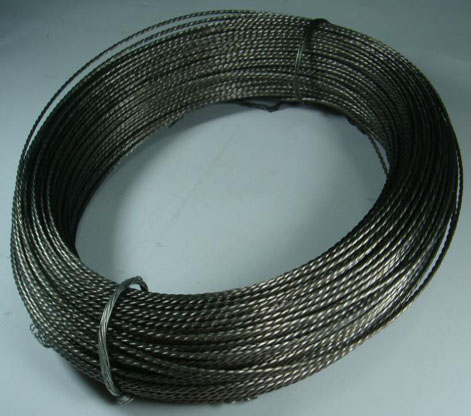 Wolfram twisted wire